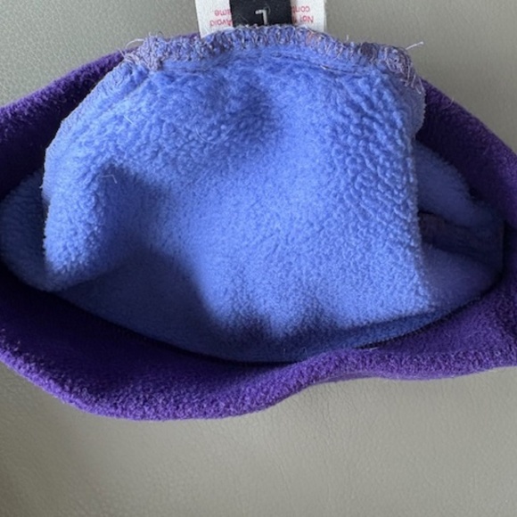 PATAGONIA fleece beanie hat toque sz L unisex adults purple lavender - Picture 10 of 10
